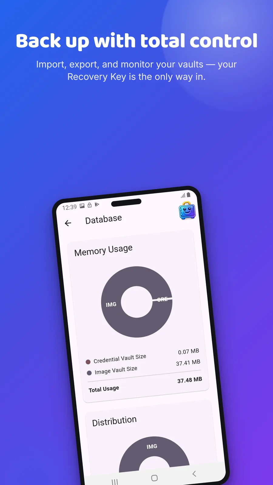 CryptixVault Backup-Dashboard